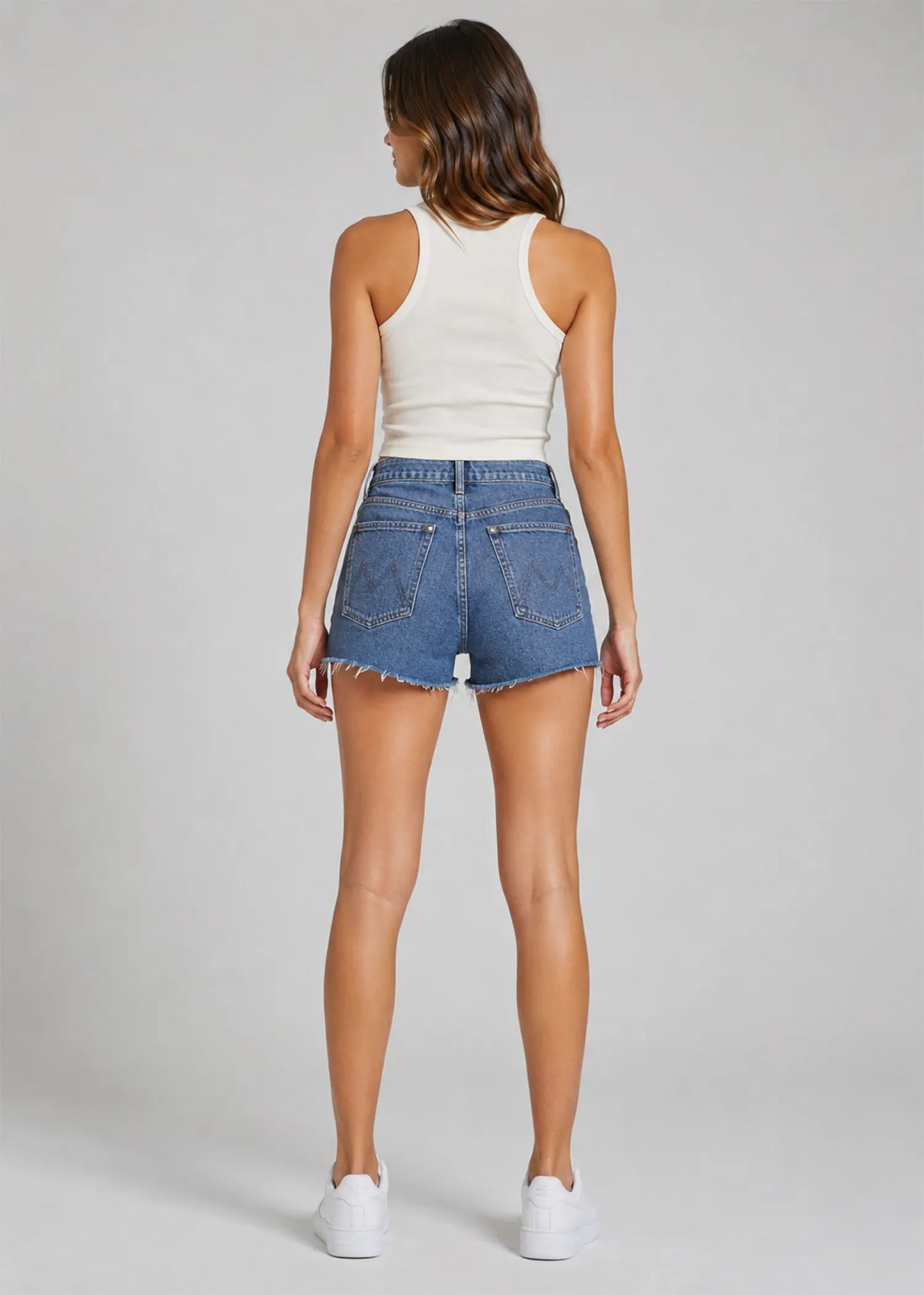 Wrangler Women Denim Shorts Blue US 580