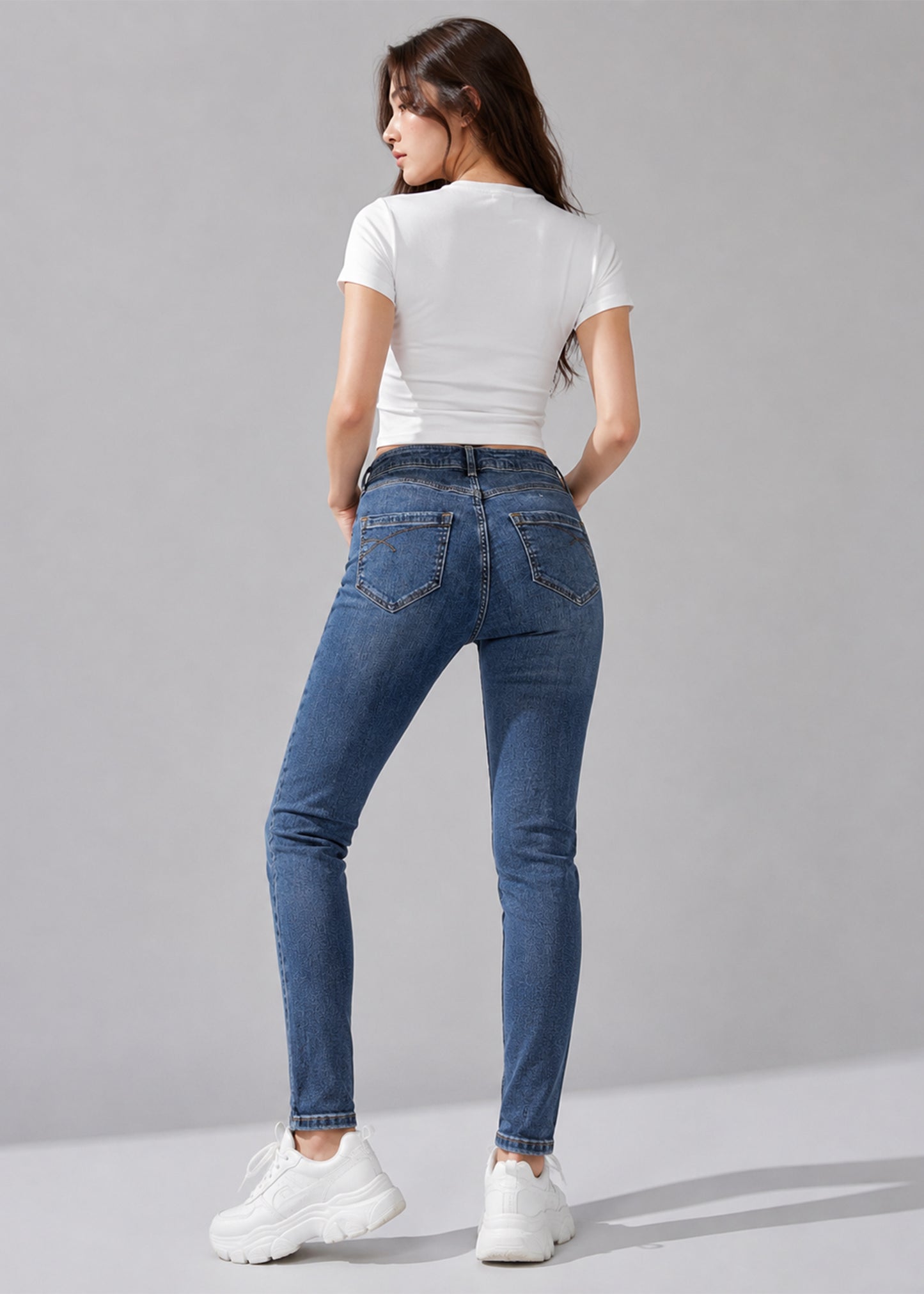 River Island Women Skinny Jeans Blue US 669