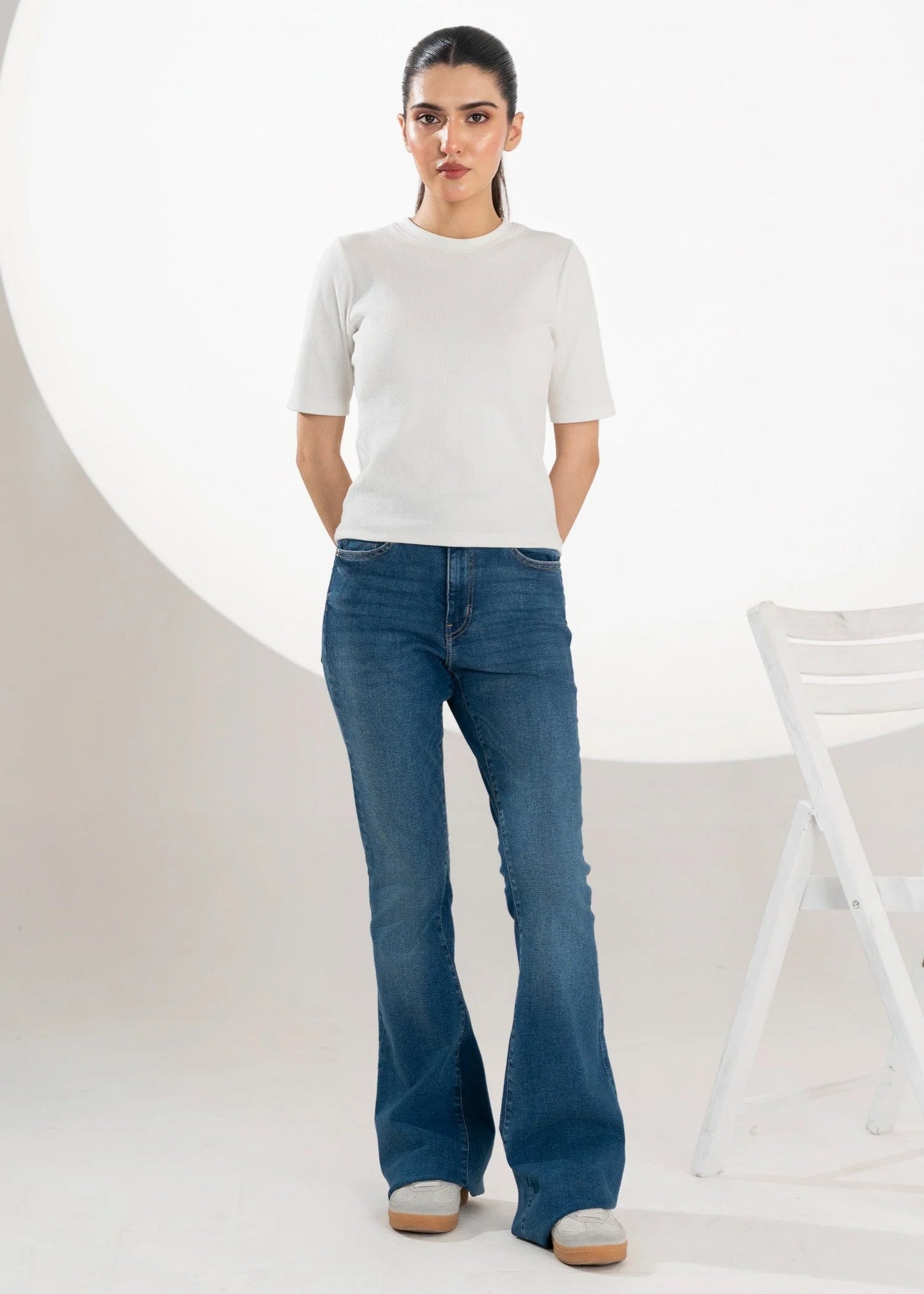 H&M-Boot Cut Jeans HM - 05