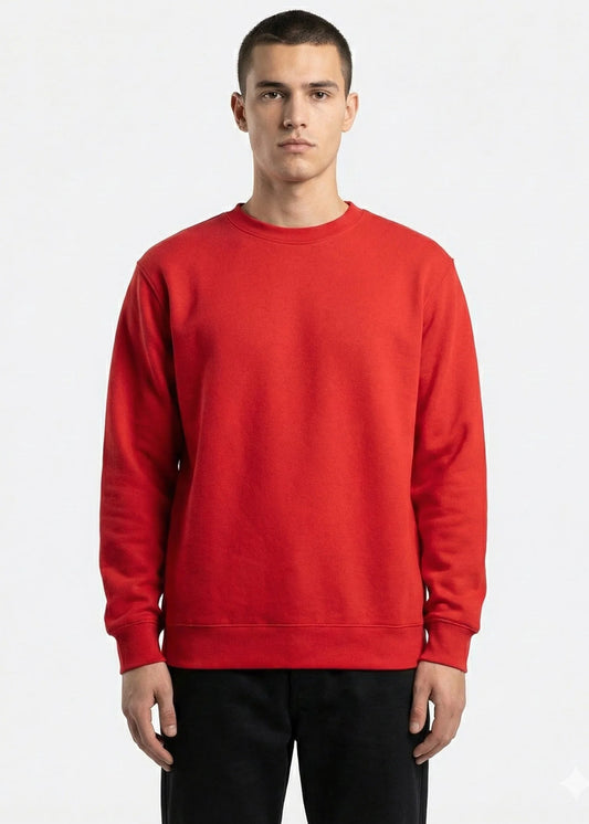 Arrow-Men Red Sweat Shirt-Swiss P