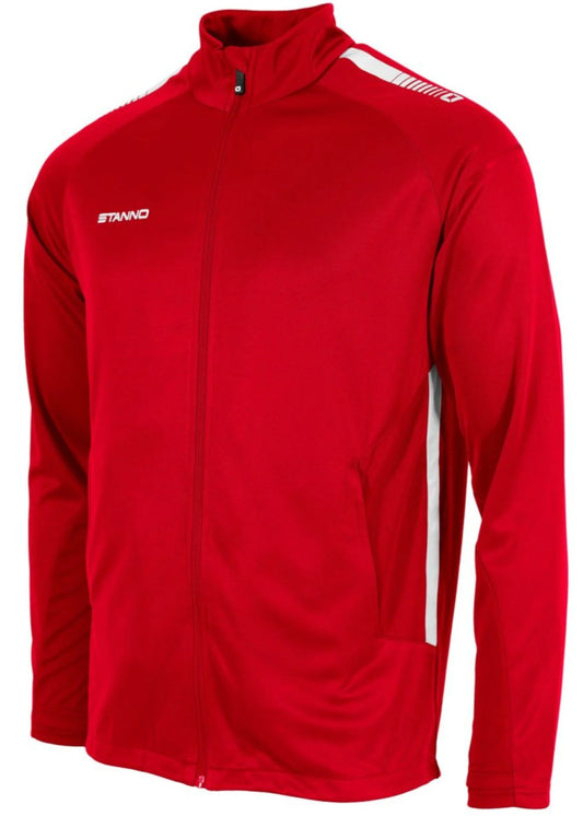 Stanno-Kids Jacket Full Zip Red White