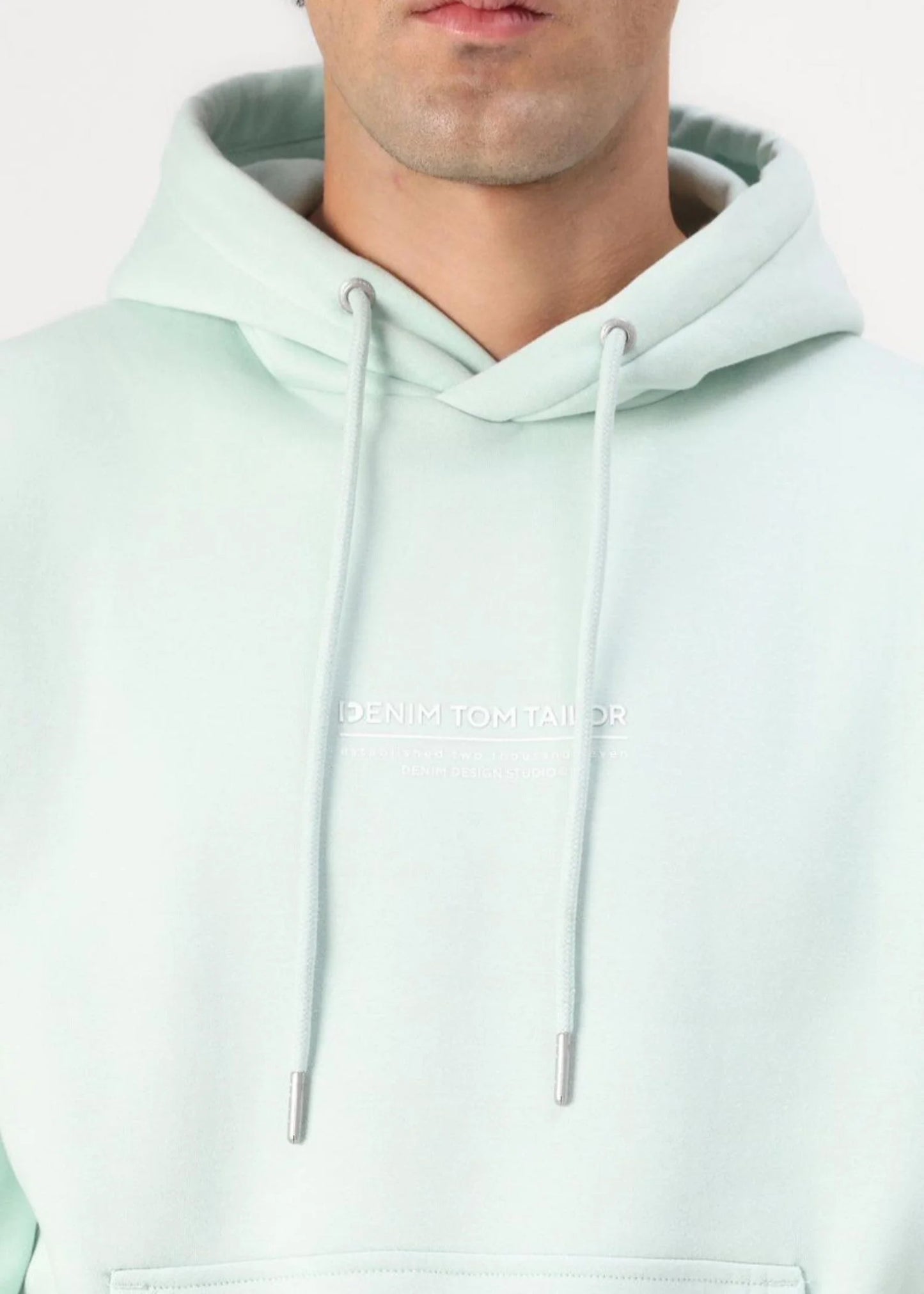 Tom Tailor-Drop Shoulder Men Hoodie TT Sea F