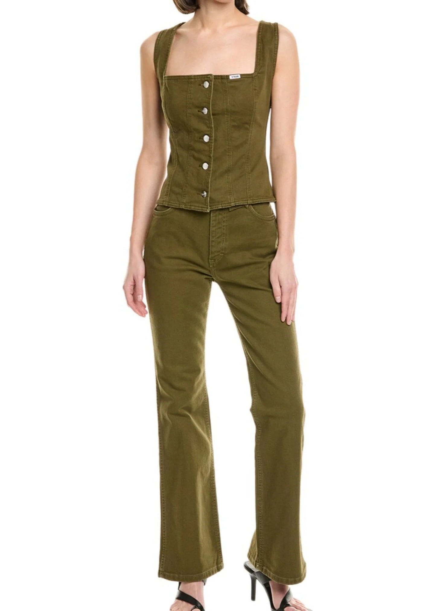 Wrangler-Women Trucker Top Denim 2