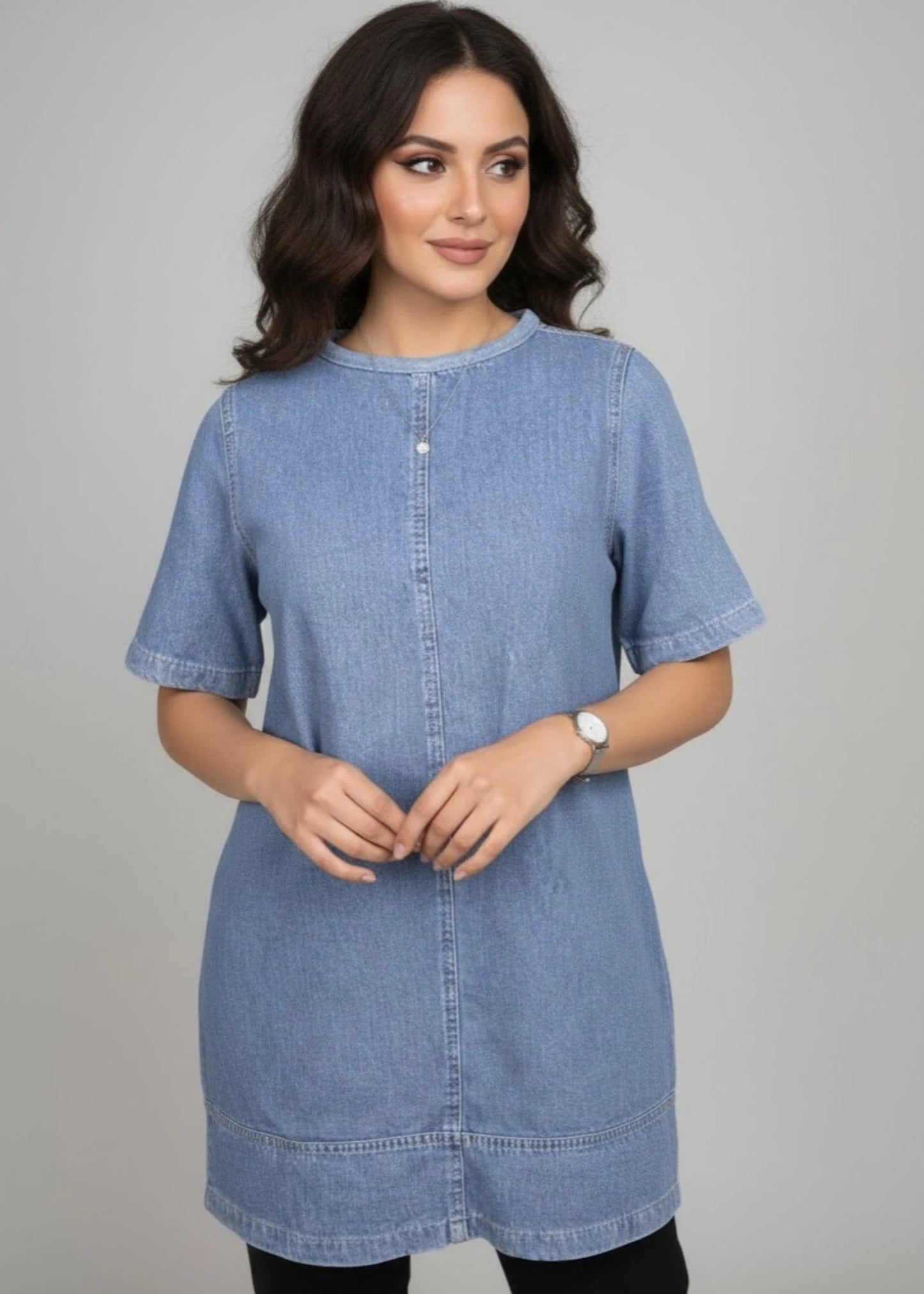 fatface-Mid Blue Denim Top  - grg - DIA 05