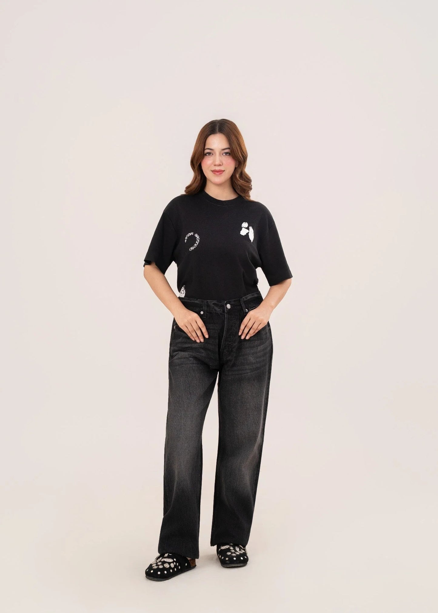 H&M-Straight Fit-US-810-BK