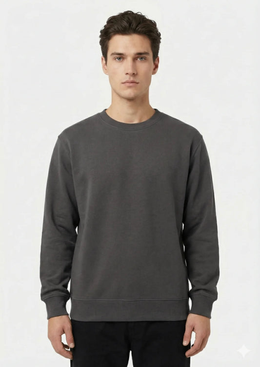 Arrow-Men Brown Sweat Shirt-Swiss P