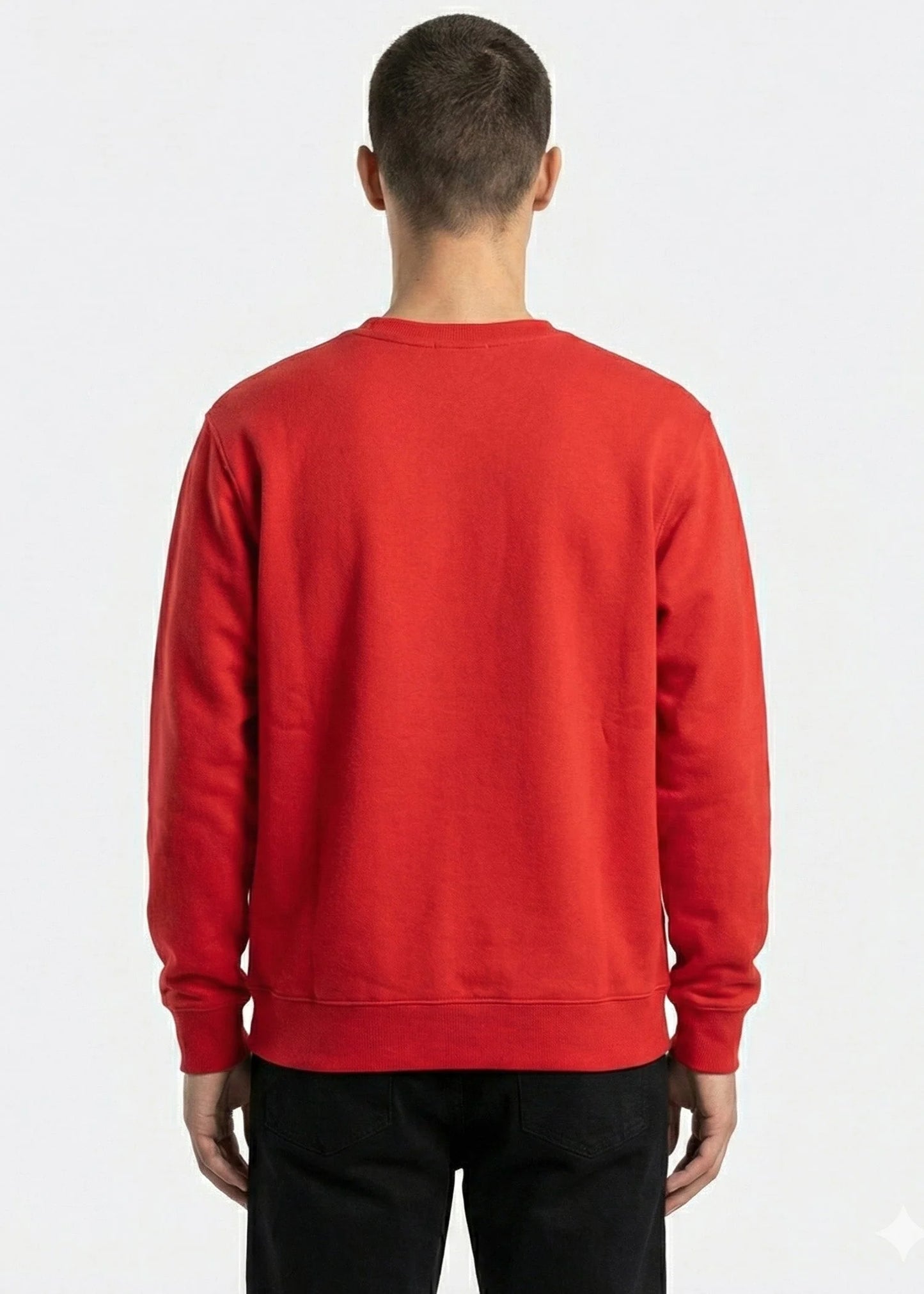 Arrow-Men Red Sweat Shirt-Swiss P