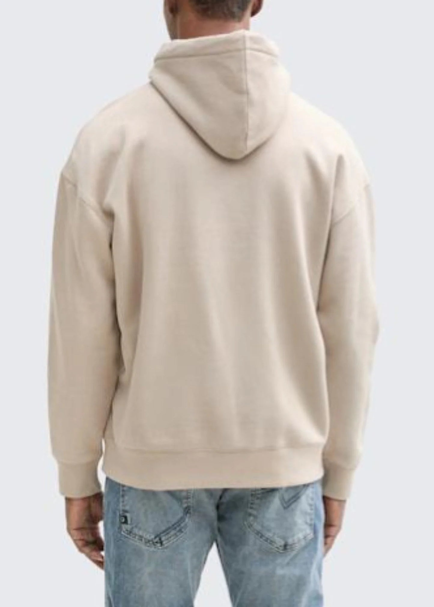 Tom Tailor-Drop Shoulder Fleece Hood Beige TT
