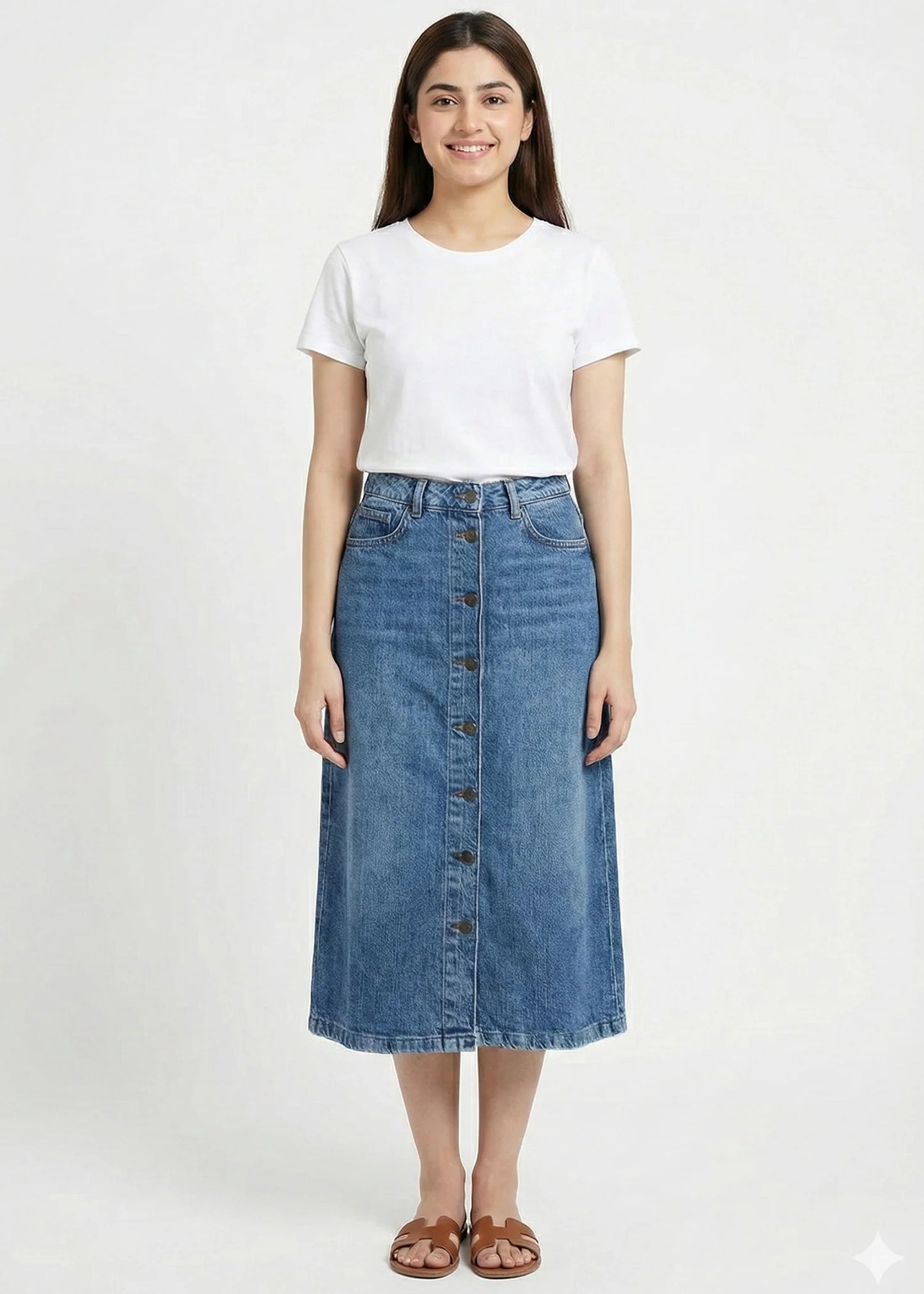 F&F-Women Blue Skirt - DIA 413