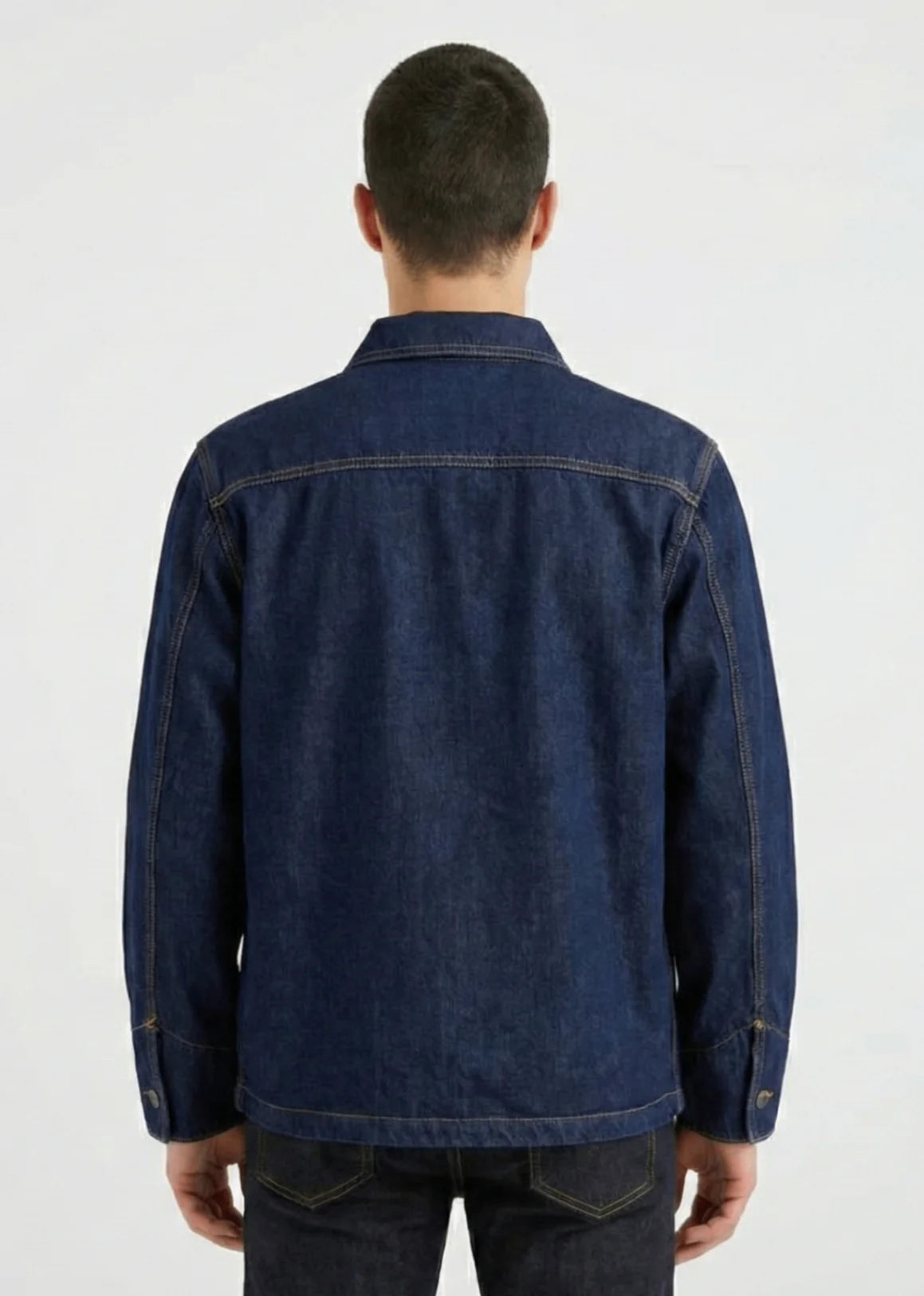 Guess-Men Denim Jacket - Blue