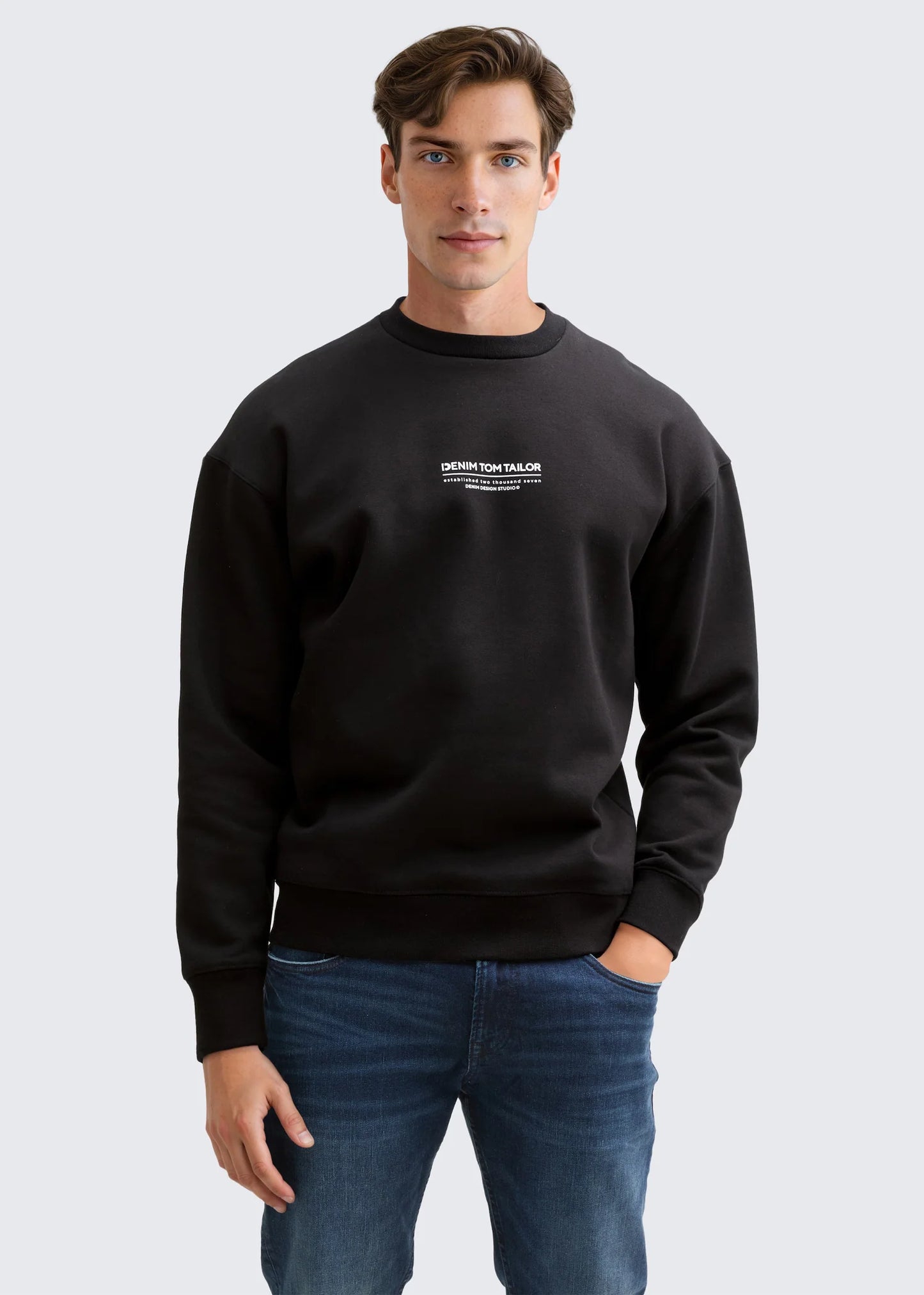 Tom Tailor-Fleece Sweatshirt TT Black