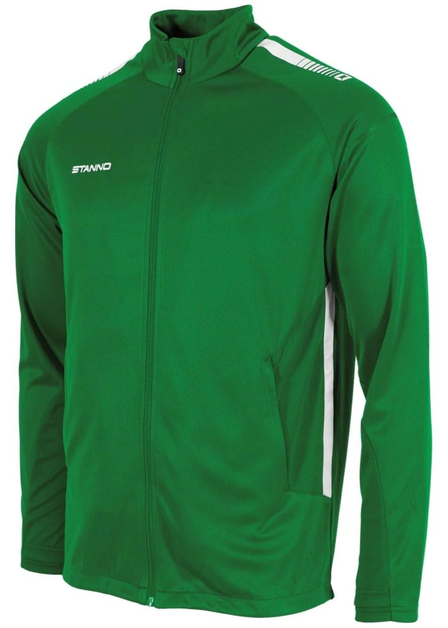 Stanno-Kids Jacket Full Zip Green White