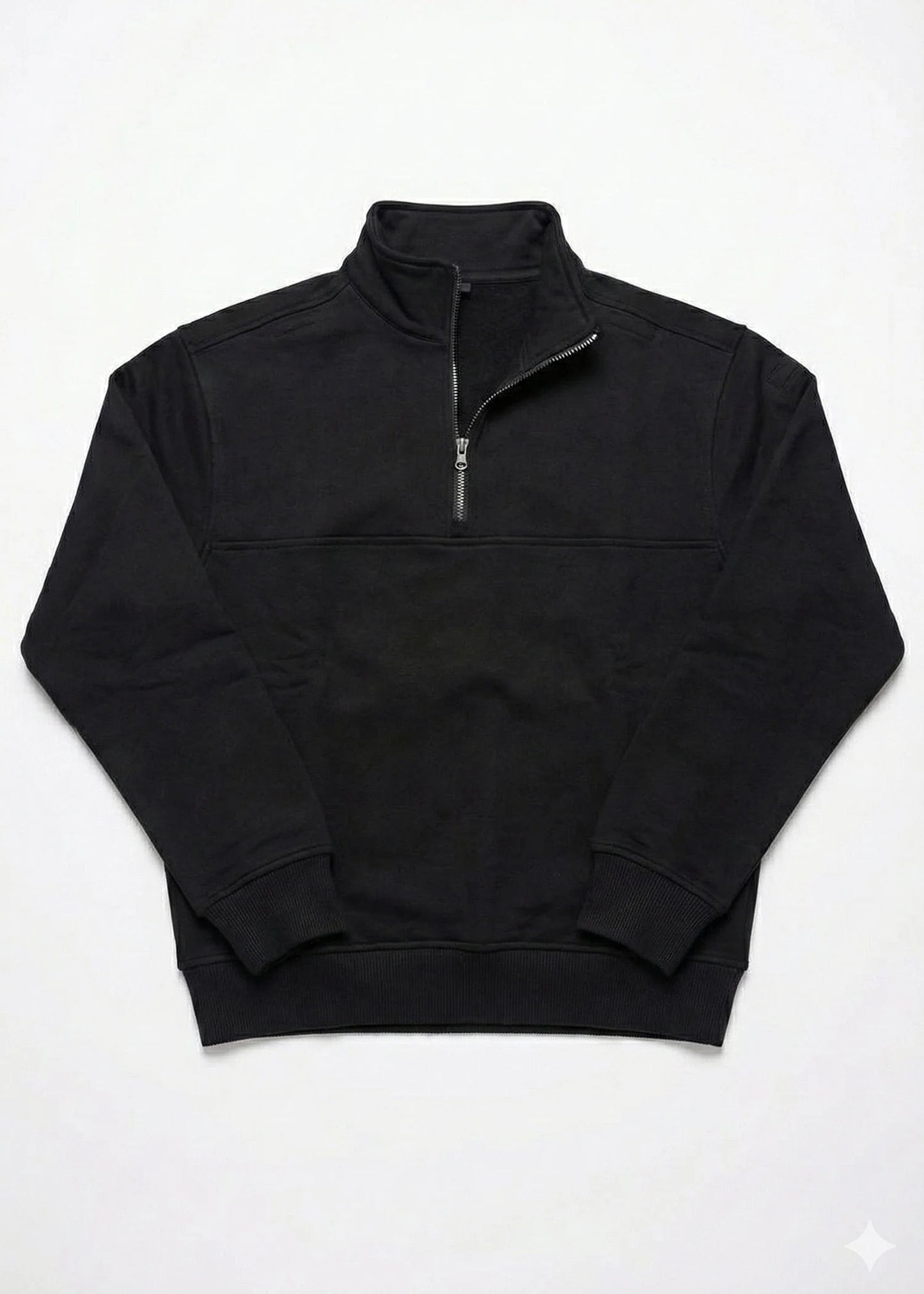 Arrow-Men Quarter Zipper| Blck-Swiss P