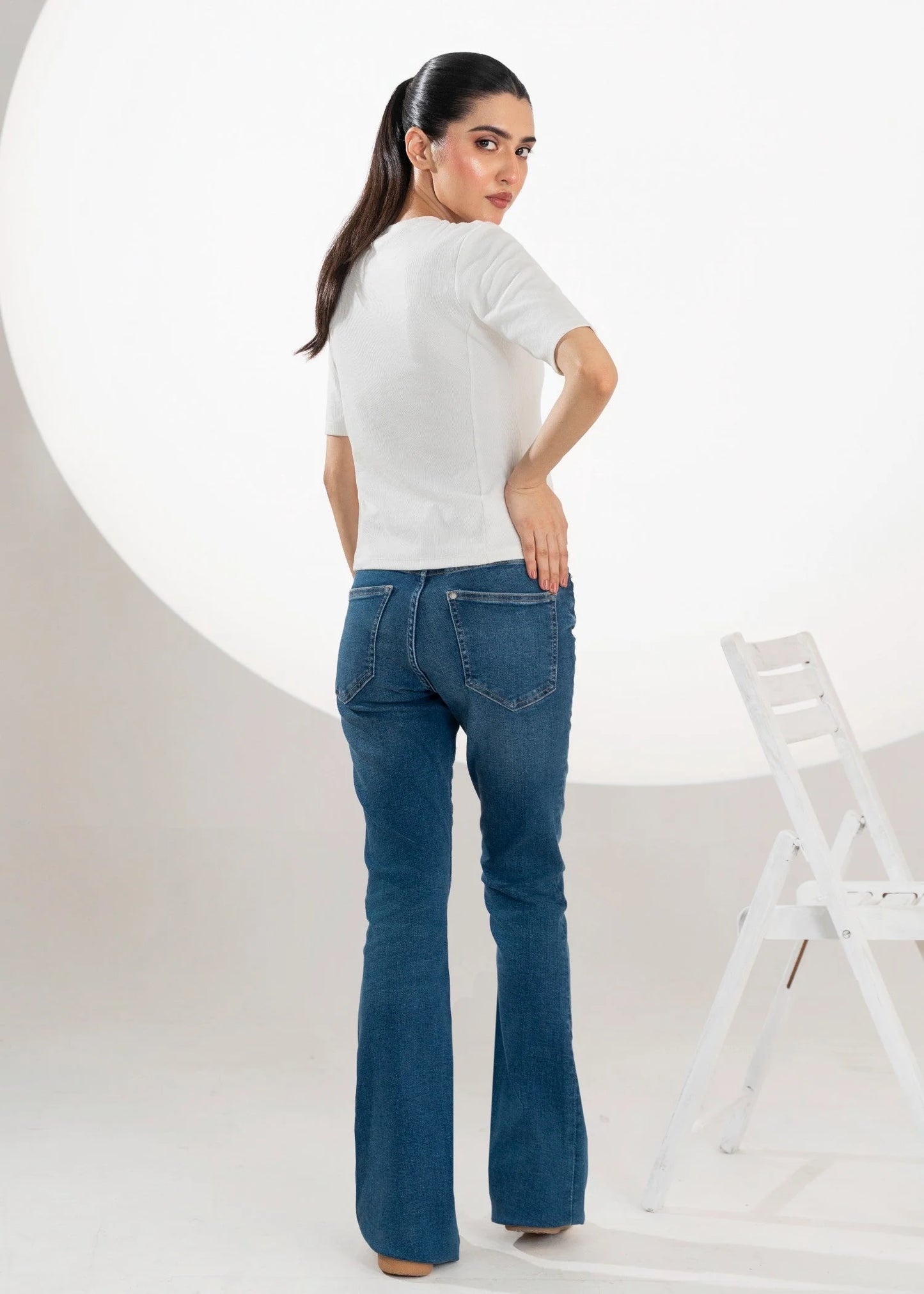 H&M-Boot Cut Jeans HM - 05