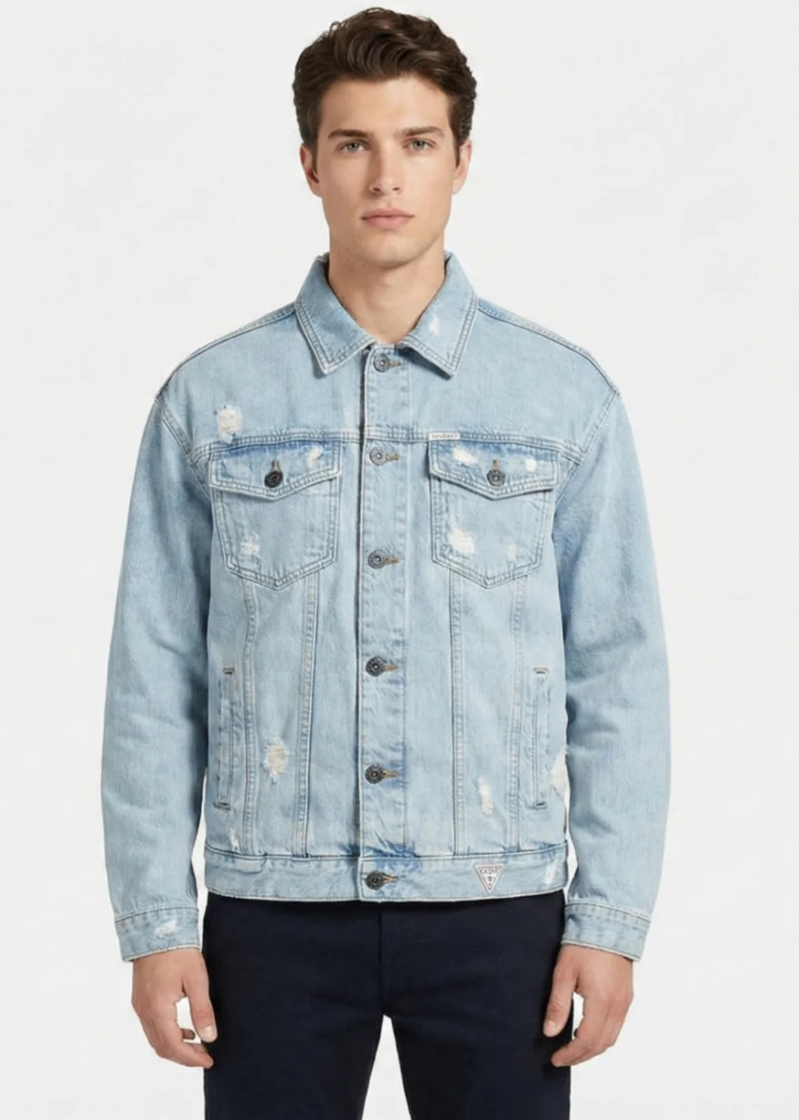 Denim Jacket Men-Light Blue 06