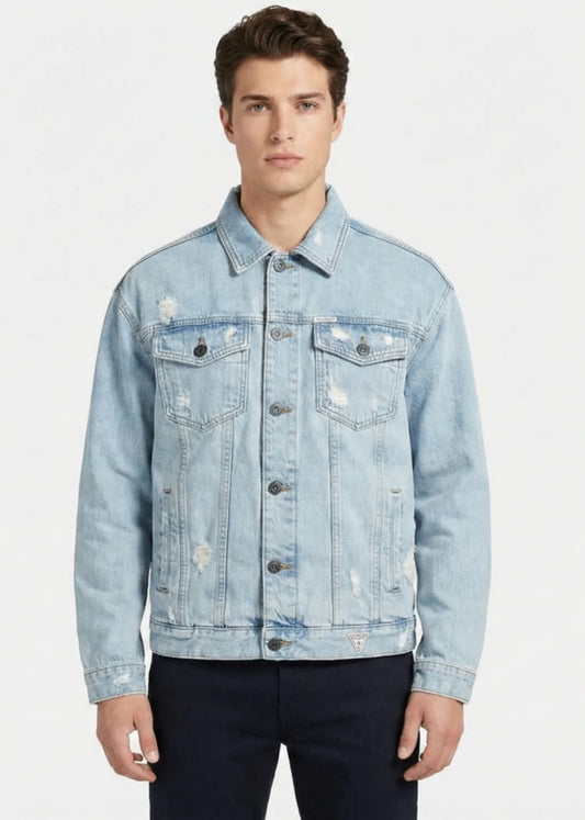 Denim Jacket Men-Light Blue 06