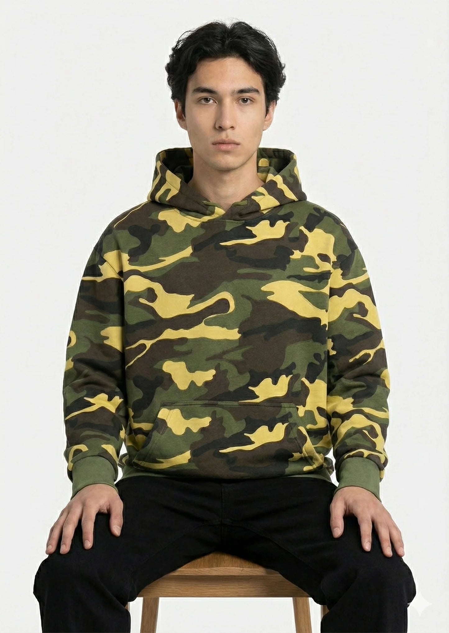Arrow-Men Hoodie Camouflage Green - SP