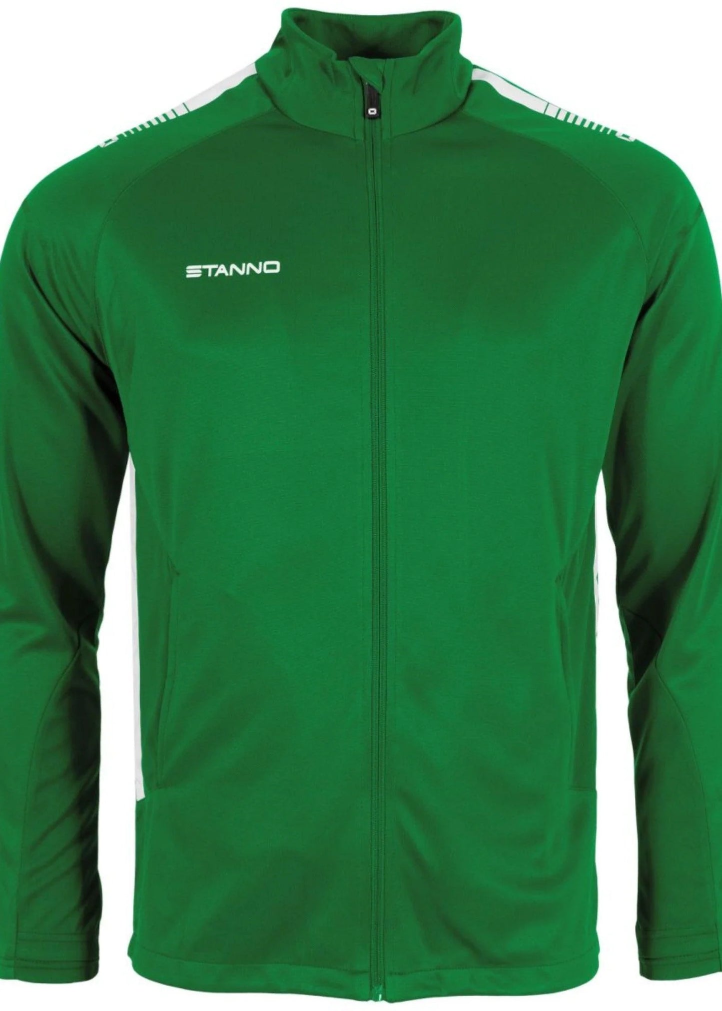 Stanno-Kids Jacket Full Zip Green White