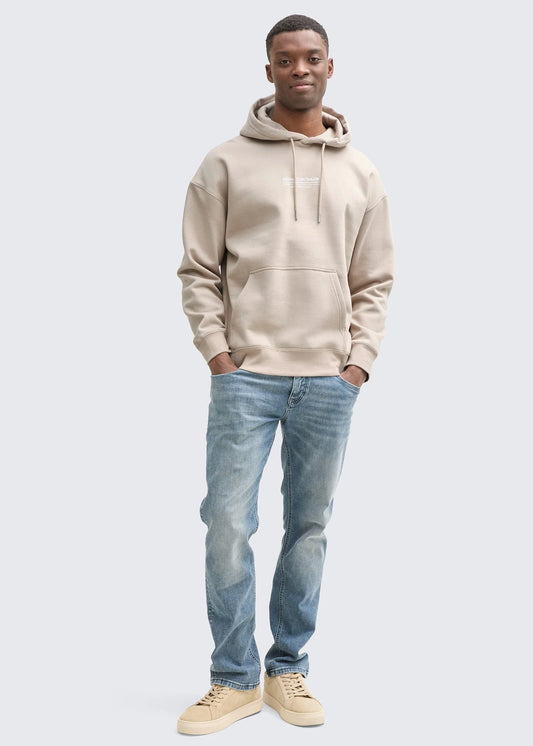 Tom Tailor-Drop Shoulder Fleece Hood Beige TT
