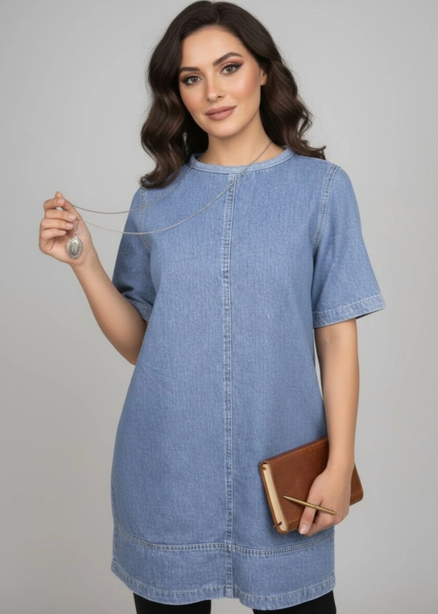 fatface-Mid Blue Denim Top  - grg - DIA 05