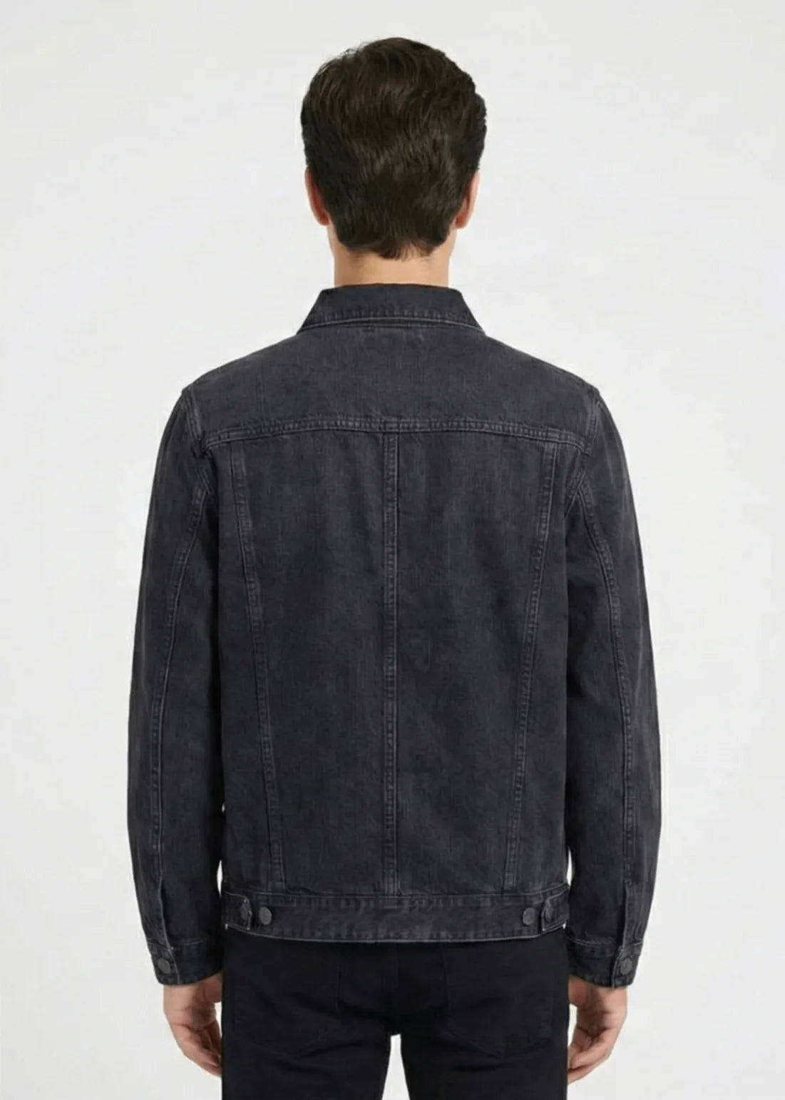 Guess-Men Denim Jacket Black-01