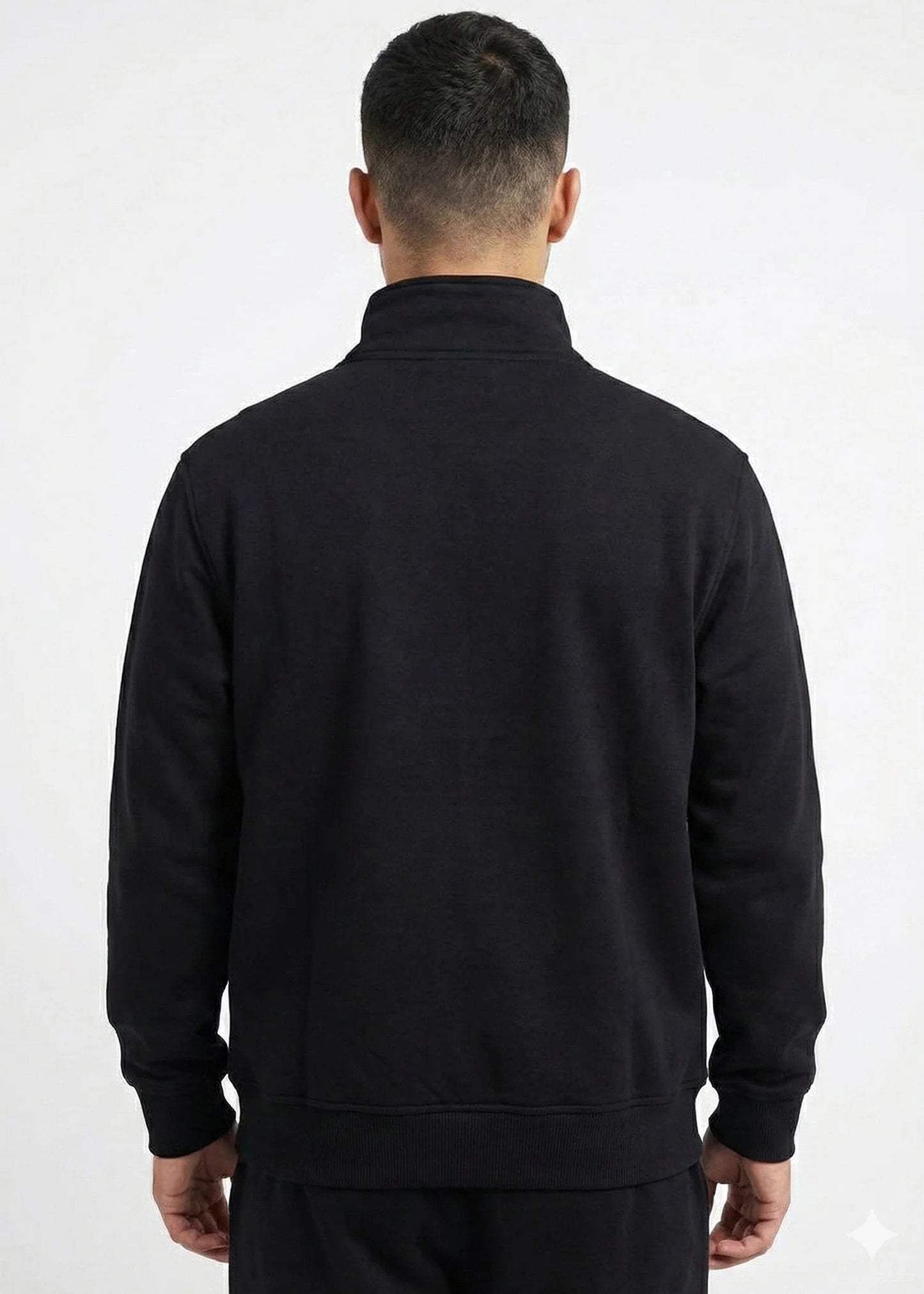 Arrow-Men Quarter Zipper| Blck-Swiss P