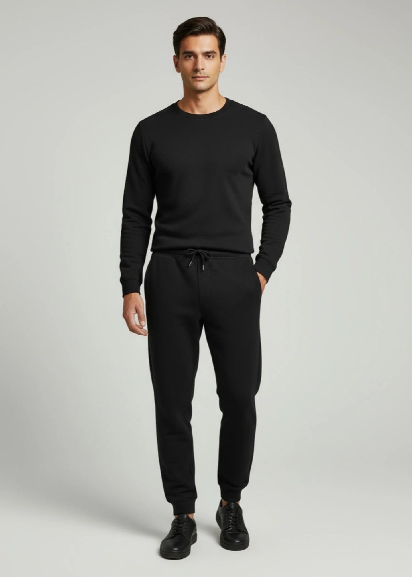 Primark-Fleece Jogger Trouser Men-Black PrimeM