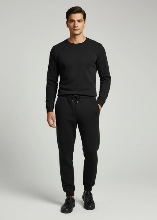 Primark-Fleece Jogger Trouser Men-Black PrimeM