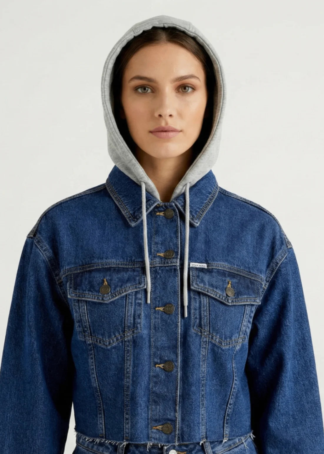 Guess-Crop Hood Denim Jacket-08