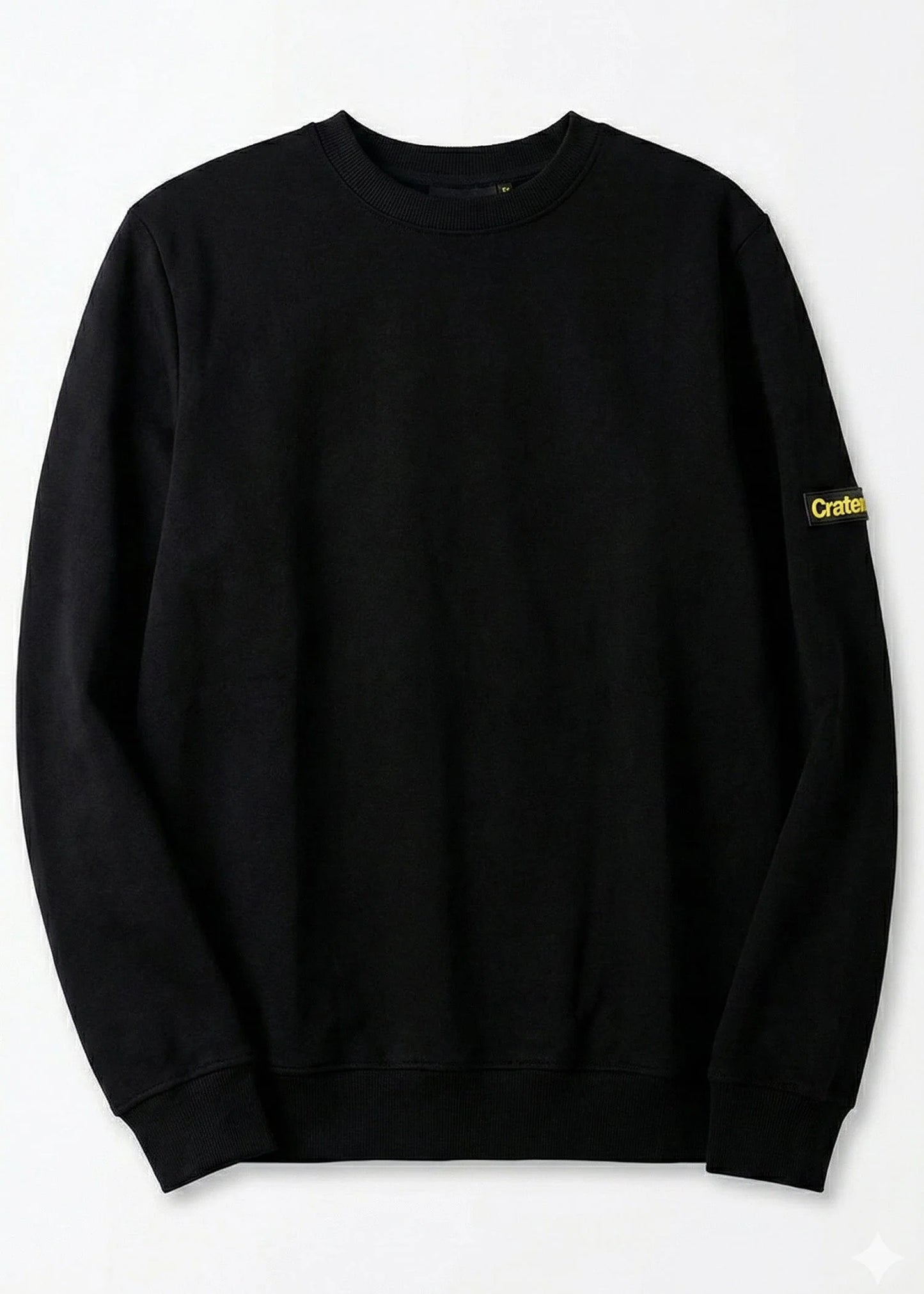 Arrow-Men Black Sweat Shirt-Swiss P