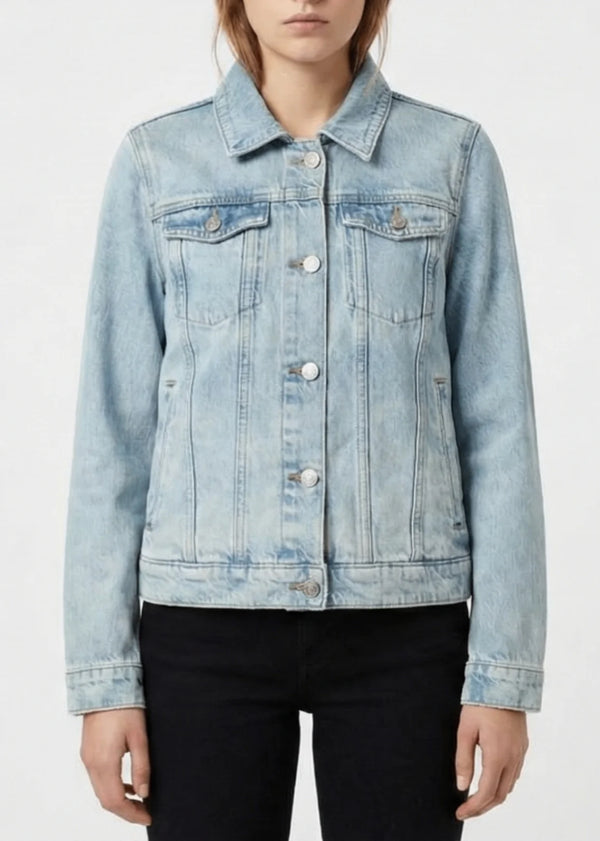 Cat & Jack-Kids Denim Jacket Light Blue 10
