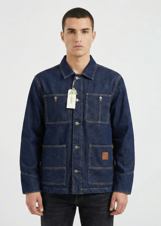 Guess-Men Denim Jacket - Blue