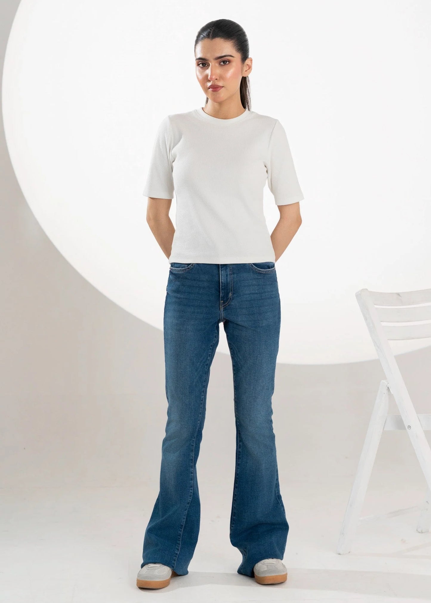 H&M-Boot Cut Jeans HM - 05