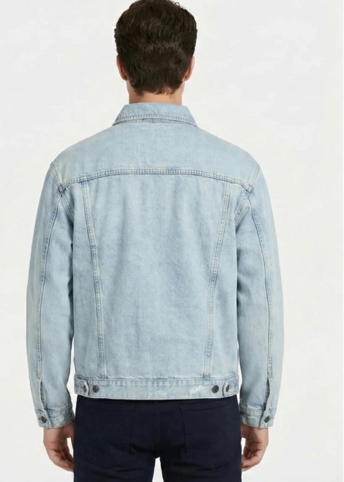 Denim Jacket Men-Light Blue 06