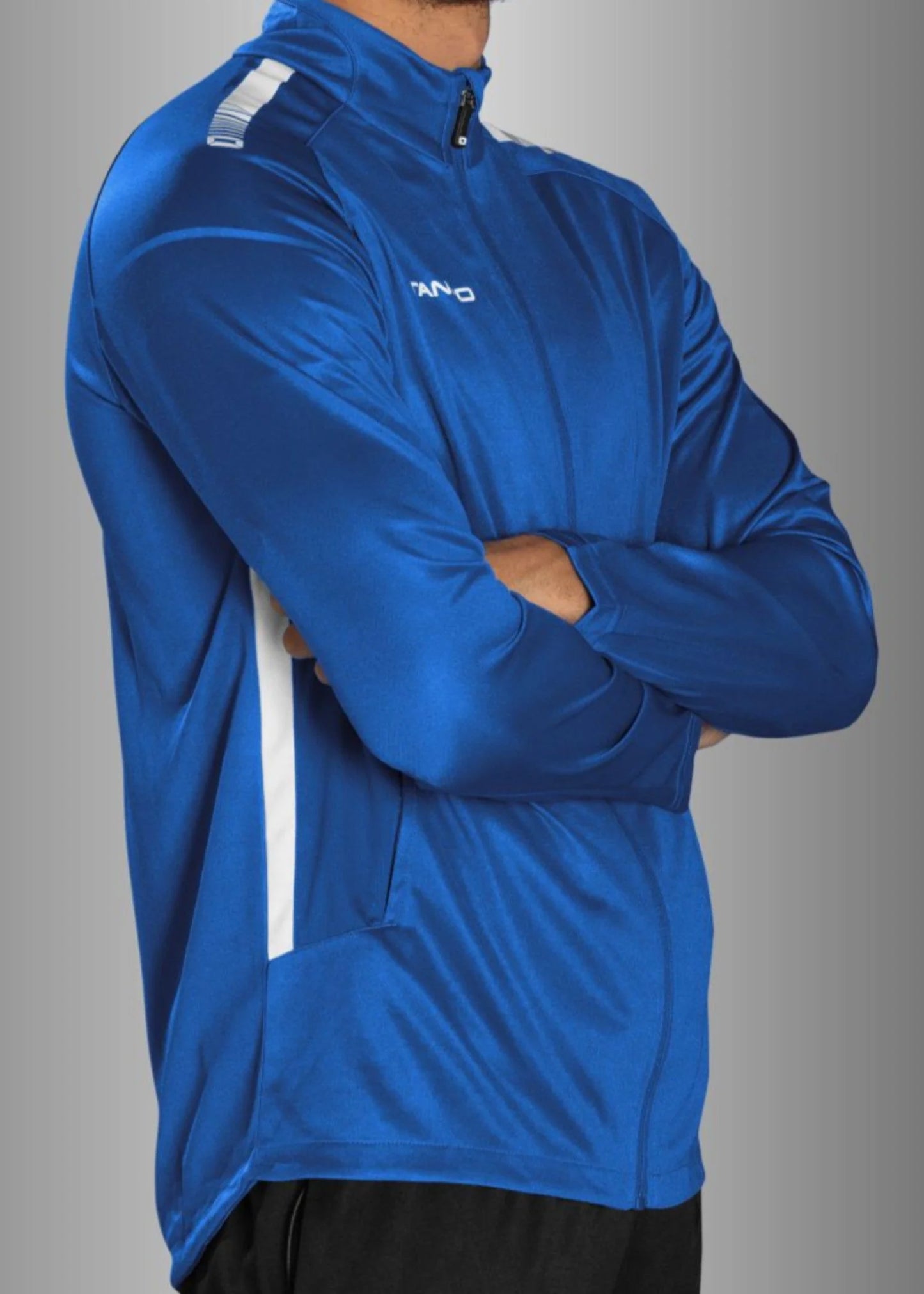 Stanno-Kids Jacket Full Zip Royal Blue White