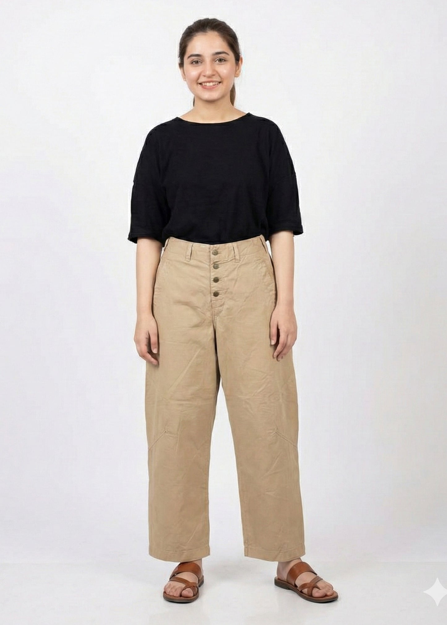 Pilcro-Baggy Barrel Pants Dia 127