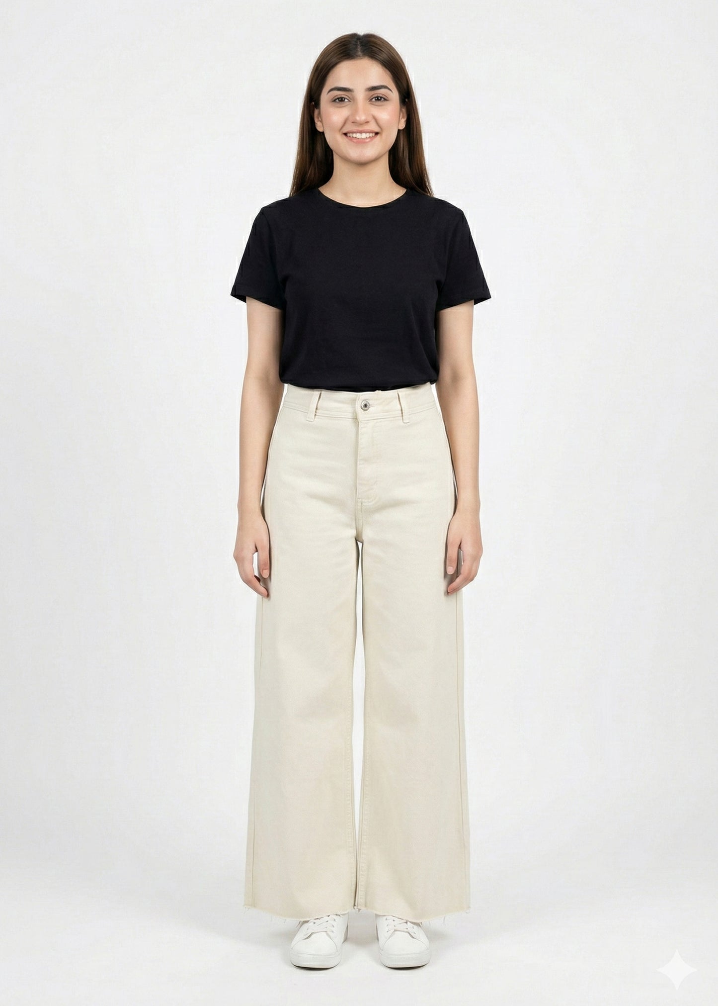 Off White Wide Leg Jeans Dia 189