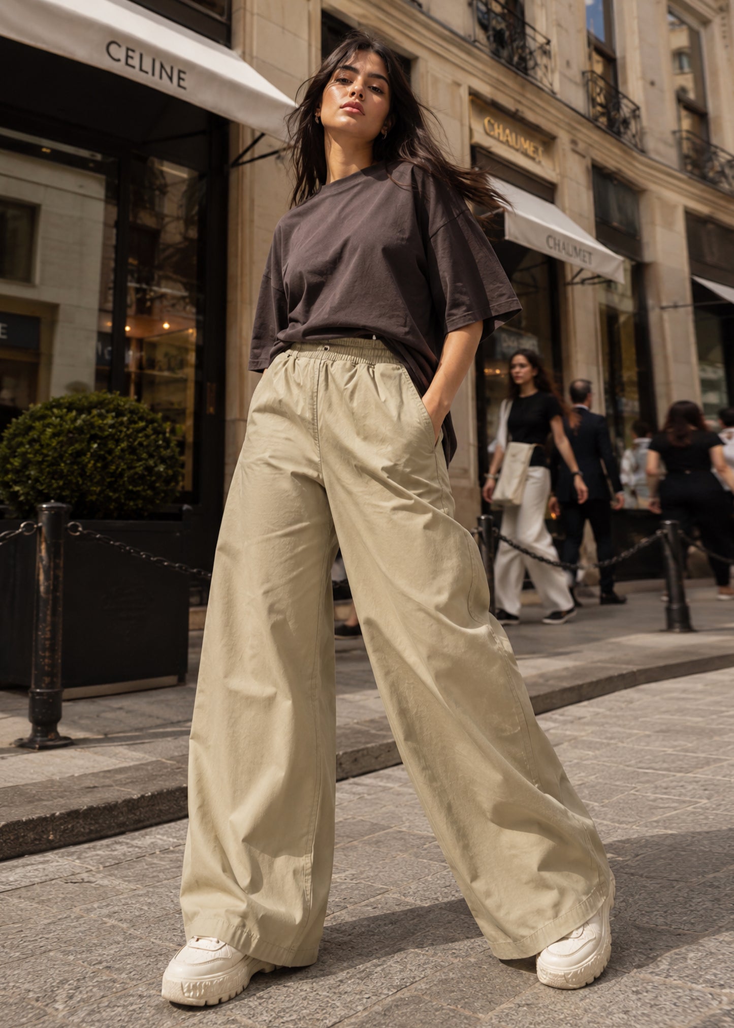 MAG-Women wide Leg Pants Skin