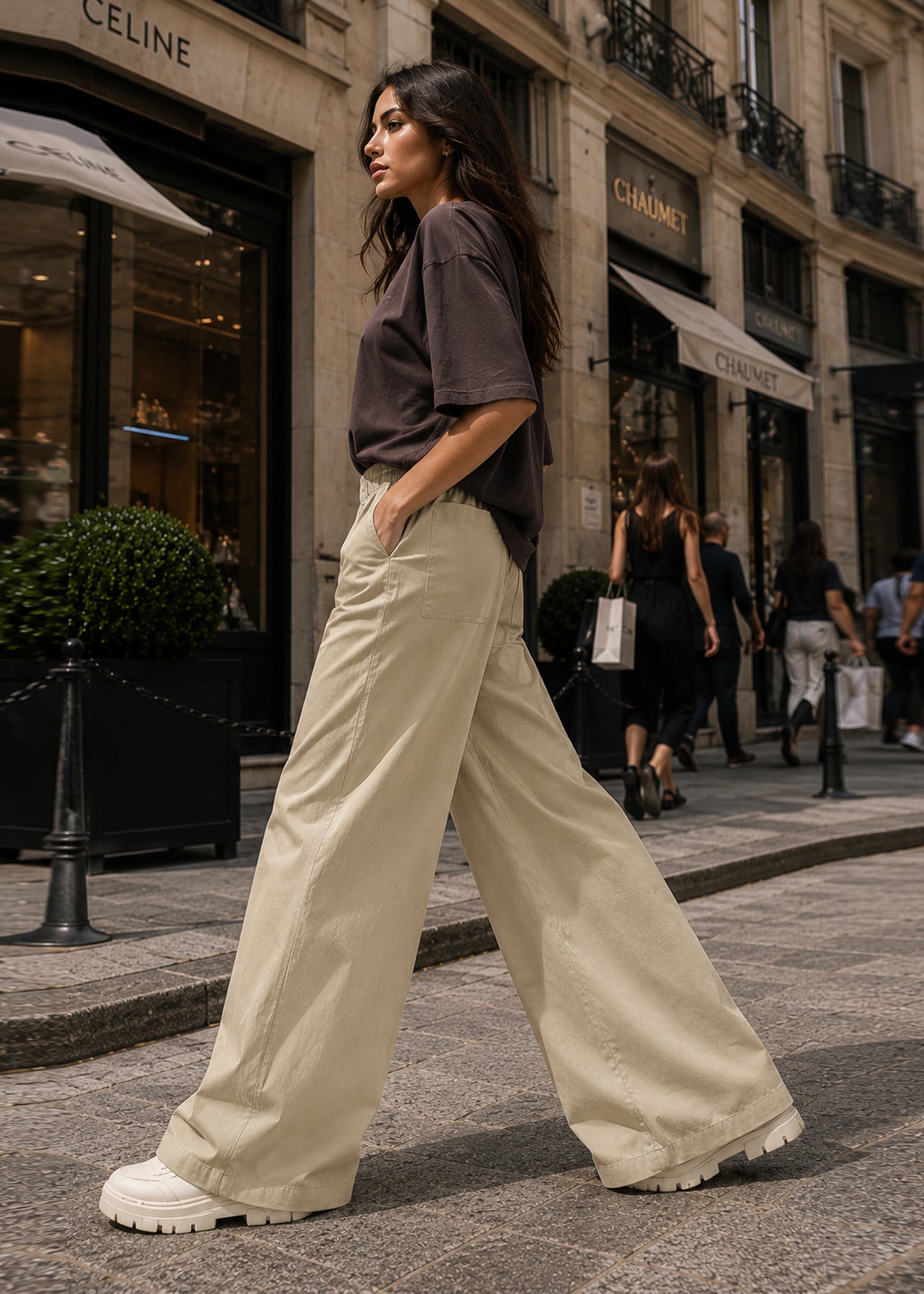 MAG-Women wide Leg Pants Skin