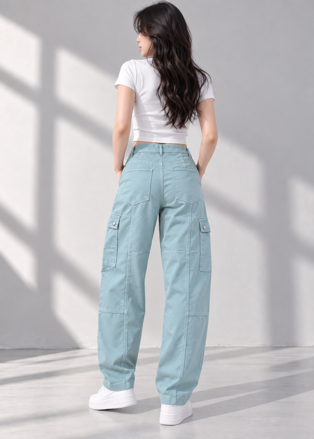 Anthropologie Women Cotton Cargo Light Stretch 805